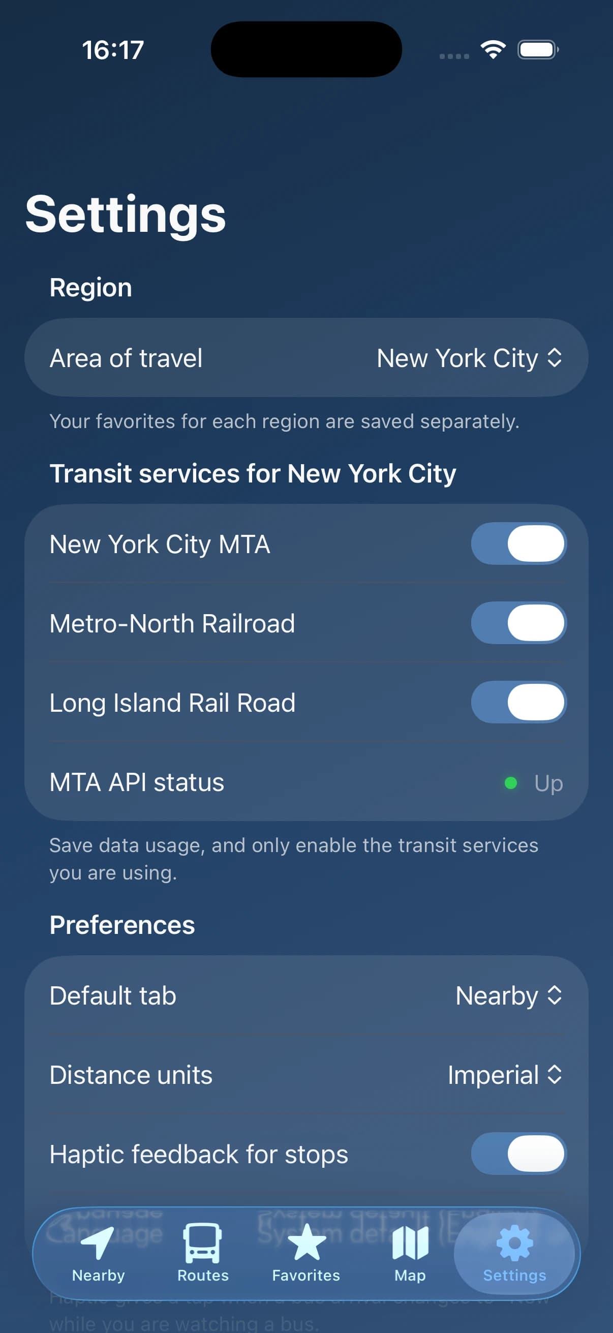 NYC transit services in Arelo